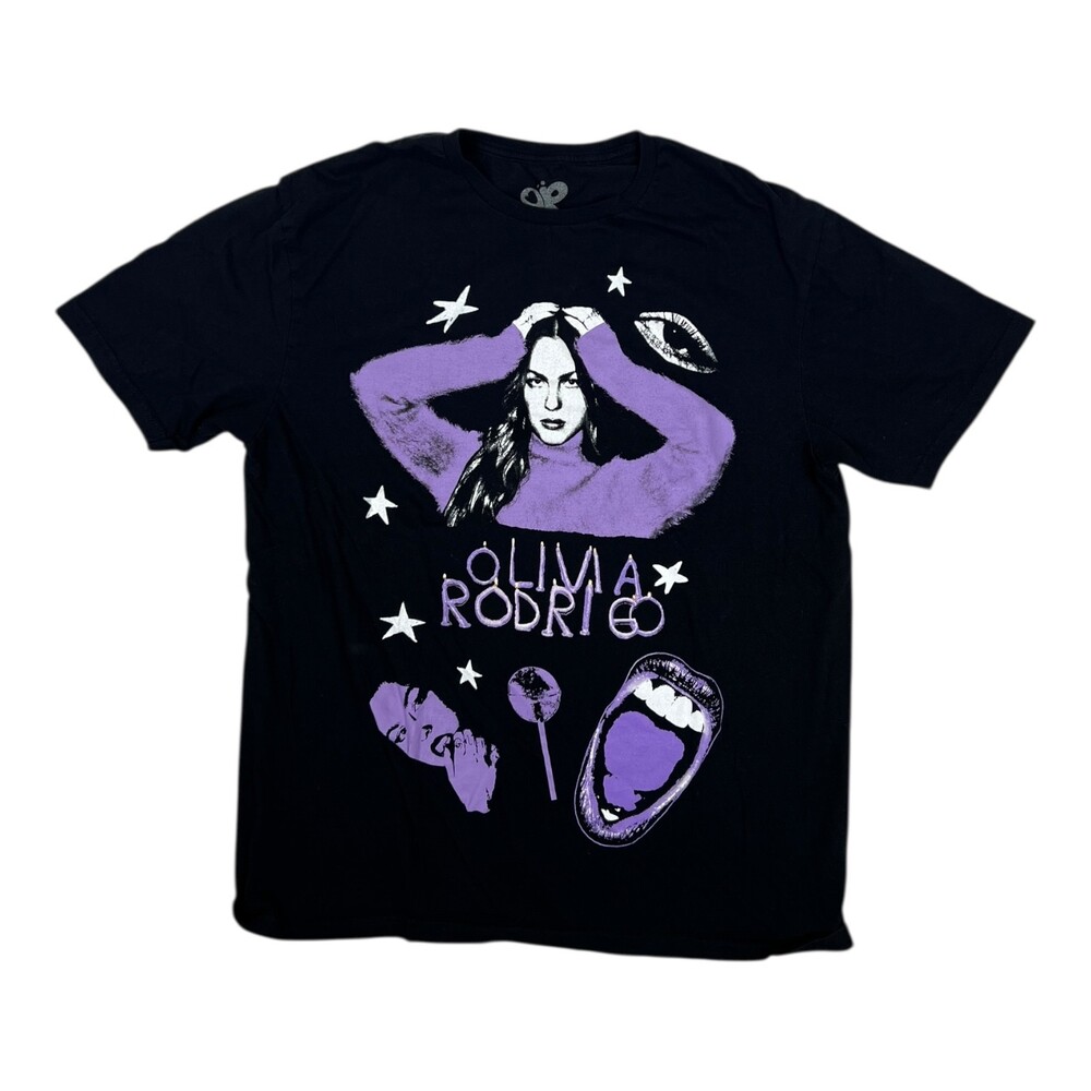 Olivia Rodrigo World Tour Live T-Shirt Size Large Concert Merch